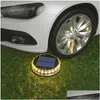 Garden Decorations Solar Energy Led Underground Lamp Pin Lamps Light Without Charge Patio Home Lawn Drop Delivery Dhuwr