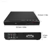 DVD VCDプレーヤーDVDプレーヤーTV ALL EREAT FREE DVD CD DISCS PLAYER AV OUTPUTビルトインPAL NTSC USB入力リモートコントロールL230916