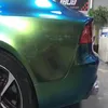 Super Glossy Metallic Jungle Green Vinyl Car Wrap Foil Air Metal Forest Green Film Vehicle Wrapping 1 52x18m 5x59ft233A