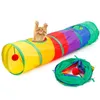 Puzzle jouets pour animaux de compagnie canal pliant jouet pour chat Tunnel pour animaux de compagnie Tunnel de jeu pour chat pliable 1304p