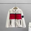 Heren Dames Koppels pluche jassen jas wetenschap en technologie wollen kraag kleding winter regenboogpatroon jeugd casual bont opstaande kraag blazer