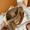 Woman Crossbody Bags Designer Tote Bags Mini Cross Body Fashion Classic Nano Pillow Purses Leather New Gold Ladies Shoulder Purse Handbags