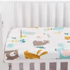 Conjuntos de cama nascido bebê roupa de cama elástica folha de algodão à prova d 'água berço berço colchão capa protetor bebês acessórios 230915