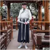Bühnenkleidung Uni Chinesischer Volkstanz Kostüm Elegante Hanfu für Frauen Herren Klassische traditionelle alte Kleidung Dwy13301 Drop Lieferung Ap Dhmbt