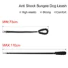 Dog Collars Anti Buffer Reflective Bungee Pet Lead Durable Leash For Large Dogs With Control Handle Absorb Extend And