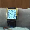 Мужские и женские модные часы с золотым корпусом и белым циферблатом, кварцевые часы, наручные часы 07-3315d