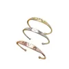 Fashion Bracelets Elegant Bangle for Man Woman Luxury Bracelet Letter Design Jewelry 3 Color Optional213K