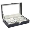 multifunctionele koffers zonnebril high-end bril zonnebril Organizer Case vergrendeld Horloge Display Houder O255d