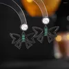 Brincos pendurados olho moda jóias zircões estética brasileira zircônia cúbica pérola festa marcas gota para mulher 2023 luxo