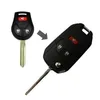 Nuovo Flip Pieghevole Keyless Entry A Distanza 3 Bottoni Chiave Dell'automobile Borsette Caso per Nissan Juke Cube Rogue Sostituzione Chiave Caso fob210L