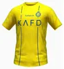 23 24 Al Nassr FC soccer Jerseys Ronaldo 2023 2024 Home yellow away CR7 Gonzalo Mane Martinez Talisca women FANS player version men kids kit Football shiirt Al-Nassr