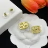 2024 New Fashion Shining Diamond Bb Letter Earrings for Female Minority Design Sense Advanced Cold Wind Sier Needle Earrings