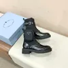 Boots Fashion Женские Knight Boots Luxury Designer Cowhide Doc Martens Platform Casual Desert Bounts Bugle Bugle Short Boot