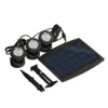 LED Solenergi 3 lampor Landskap Spotlight Projection Light for Garden Pool Pond Outdoor Lighting Underwater Lights192J