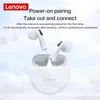 Lenovo HT38 TWS Eardhone Fone Fone Bluetooth dla słuchawek AI Control Mini zestaw słuchawkowy Podwójny mikrofon Redukcja HiFi stereo słuchawki