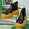 Designer Boots Tire Chelsea Fashion Ankle Boots Platform Women's Men's Catwalk Rain Boots Size34-43