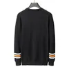 Séter nuevo Men O-Neck Fashion Casual Impreso de algodón Homme Sweaters Male Tops Slim Fit