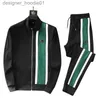 Mens Tracksuits Designer Tracksuit Mens Tracksuit Triangle Striped Tracksuit Picksuit dragkedja Cardigan Jacket Mens Fall Jacket Suit Pants Sweatshirt Tracksuit Asiatisk storlek M