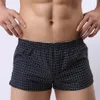 Men Underwear Boxers Cotton Plaid Shorts Men's Panties Big Short Breathable Flexible Shorts boxer homme sexy unterhosen herre234S