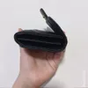 Classique noir bouton flip pinces à billets main prendre porte-monnaie porte-carte portefeuilles pour dames articles de mode préférés cadeau de fête 277D