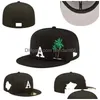 MENS BASEBALL FL STÄNGD CAPS SOMMER ROYALE BLÅ LETTER BONE MEN KVINNER SVART FÄRG ALLA 32 lag Casual Sport Flat Fonded Hats Series Dhsik