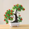 Fiori decorativi Amante Albero Piante artificiali Scaffali Vasi bonsai Falso Home Office Ornamenti da tavolo Decor per fioriera camera da letto di San Valentino