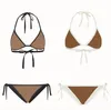 Klassiekers Letterbikiniset Designer Tweedelige bikini's 2024 Halter Sexy gewatteerd push-upbadpak XL Mode Badmode Dames Badpakken Biquini's met tags Op voorraad