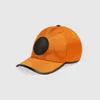 2021 Herrmonterade baseballmössor Orange Fashion Designer Woman Hats Casual Par Classic Letters Luxury Gorras Sports Mesh Trucker 249i