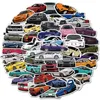 Car sticker 10 50 100pcs Sports Racing Car Stickers for Helmet Bumper Luggage Bicycle Snowboard Cool Vinyl Decals Sticker Bomb JDM281j