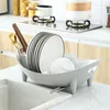 Dish Rack Drain S Torra rätter Tabellagring Lagringsarrangör Hylla Bestick Drain Rack Bowl Storage #50 220328272B