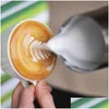 Diğer içecek çay kahve sanatı köpüren süt bardakları paslanmaz çelik aletler fincan mutfak barı Will ve Sandy Drop Ship 100 150ml Teslimat Ho Dhyq1
