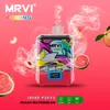 Original MRVI COMING 10000 Puffs E Cigarros Descartáveis 12K Puff Vape Pen Tela de exibição de Cigs Eletrônicos Tela de Malha Bobina Pod Bateria Recarregável 0% 2% 3% 5% Vapor 48 Sabores