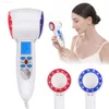 Scrubber elettrico per il viso Crioterapia ad ultrasuoni Martello freddo caldo Lifting facciale Termoretraibile Massaggiatore per pori Viso Fotone blu Trattamento per l'acne Macchina per la cura della bellezza L230920