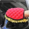 Biltvätthandskar vattentät chenille plysch torka specialbil skönhet duster biltvätt verktyg hand torka täckning203u