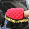 Gants de lavage de voiture imperméables, chenille en peluche, chiffon spécial de beauté pour voiture, outil de lavage de voiture, lingette à main cover203U