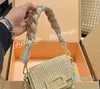 Kvinna Handväska Designer Chain Bag Crossbody Bag Luxury Baguetter Purses Small Mini Twist Handle Top