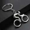 20pcs Lot Metal Riding Bicycle Keychain Fashion Sports Key Chains Cool Man Bag Pendants Charm Female Accessory Jewelry Whole319S