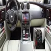 Per Jaguar XJ XJL 2010-2018 Interni Pannello di controllo centrale Maniglia per porta Adesivi in fibra di carbonio Decalcomanie Car styling tagliato vinil2903