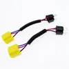 Lighting System 2Pcs For H4 Car Fog Light Bulb Socket Headlight Female To Male Wired Harness Adpater Base LED Adapter Accessories