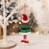 Cartoon Paar Elf Pop Hangende Vrolijke Kerstversiering Hanger Kerstboom Hang Feestelijke Feestornamenten Kerstcadeaus