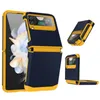 Armor Rugged For Samsung Galaxy Z Flip 4 5 Flip3 Flip5 Case Plastic Soft Hinge Protection Cover