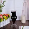 Copos de vinho 1 pcs champanhe cocktail vidro nude personalizado stemware artesanal barra entrega em casa jardim cozinha jantar drinkware dhrox