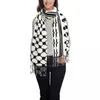 Ethnic Clothing Personalized Print Palestinian Kufeya Scarf Women Men Winter Fall Warm Scarves Palestine Keffiyeh Embroidery Shawl Wrap