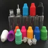 Пластиковая бутылка 5 мл, 10 мл, 15 мл, 20 мл, 30 мл, 50 мл, ПЭТ-бутылки-капельницы с защитными от детей крышками, тонкие наконечники, бутылки для жидкого пара Ugass