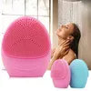 Electric Face Scrubbers Electric Face Cleansing Brush Silicone Mini Waterproof Facial Cleansing Tool Massage Soft Deep Powered Face Pore Cleanser Brush L230920