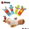 Jouet pour bébé Sozzy Chaussettes Jouets Cadeau Peluche Jardin Bug Poignet Hochet 3 Styles Éducatifs Mignon Lumineux Color247O Drop Livraison Cadeaux Apprentissage Dhins