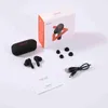 Mobiltelefonörlurar 100% qere E20 Trådlös Bluetooth Earuds HiFi Musik Earphone med Mic -hörlurar Sport Waterproof Headset 2021New TWS L230916