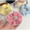 Koreaanse Zoete Kleurrijke Geplooide Mesh Head Touw Haarbanden Voor Vrouwen Crème Kleur Meisjes Haarbanden Scrunchies Dames Haaraccessoires