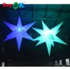 Estrela suspensa inflável gigante com ventilador de ar com controle remoto para show de publicidade em bar de eventos