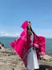 16% OFF cachecol Yunnan Lijiang Turismo Estilo Étnico Xale Feminino Protetor Solar Cachecol Borla Envolto com Chapéu Capa Foto de Férias